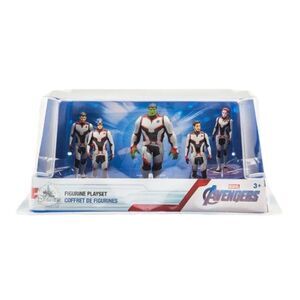 AVENGERS ENDGAME 5 FIGURINE PLAY-SET, HULK THOR BLACK WIDOW-CAPTAIN & IRON MAN